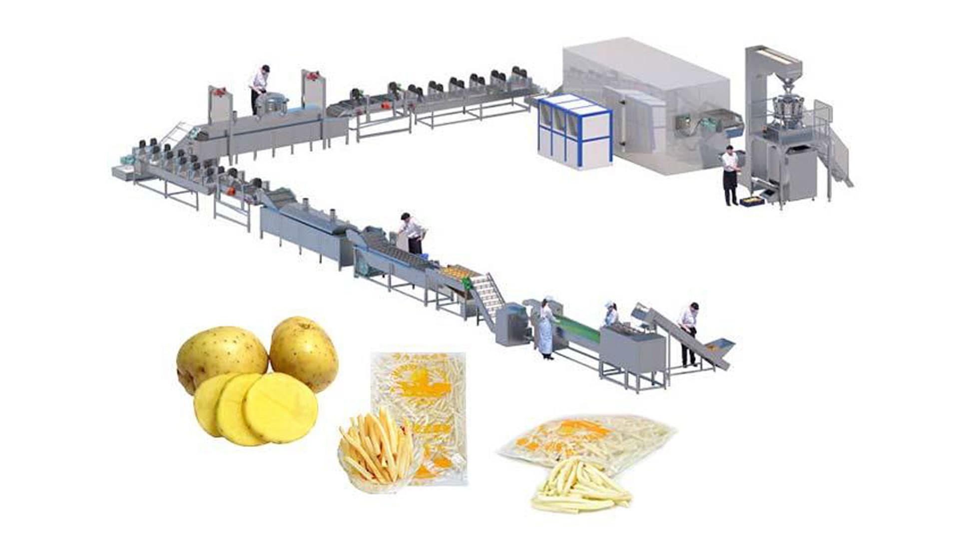 FROZEN POTATO MAKING MACHINE