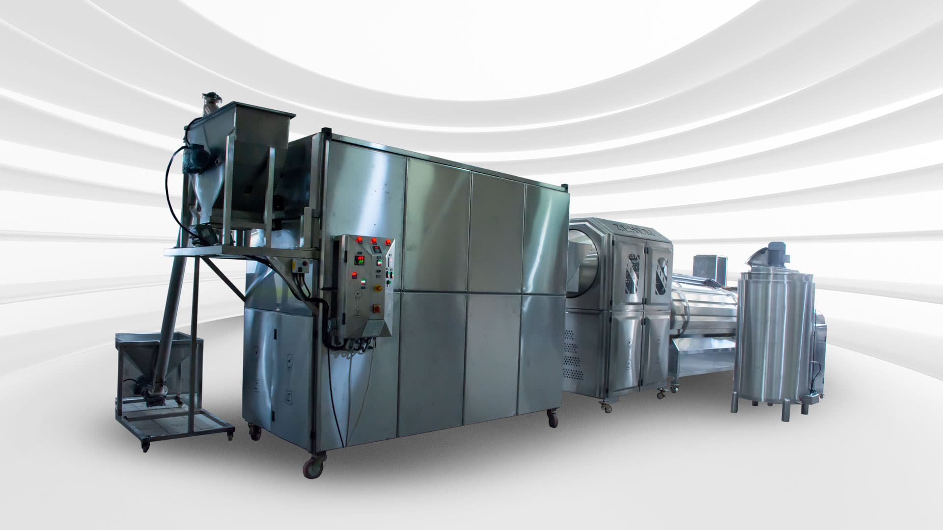 Popcorn production line